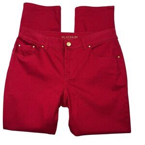 Chico's Platinum Cropped skimmer jeans Women's 0.5(6)